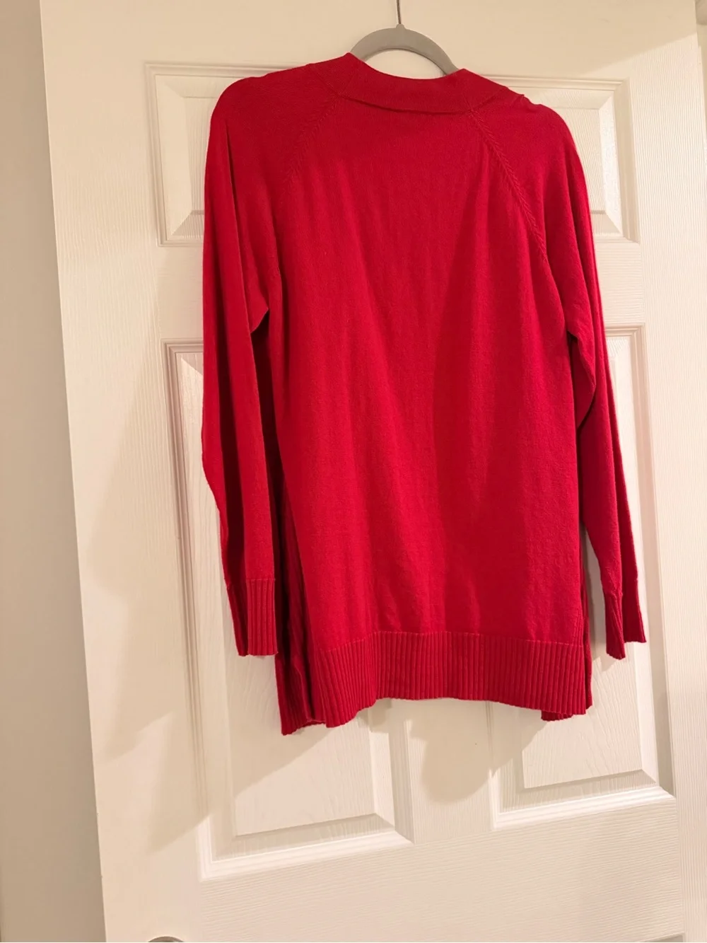 Isaac Mizrahi Bright Pink Open-Front Cardigan